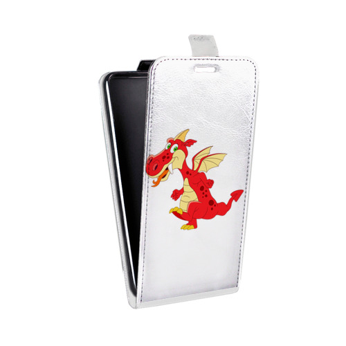Дизайнерский вертикальный чехол-книжка для ASUS ZenFone Max Прозрачные Драконы