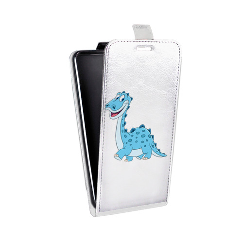 Дизайнерский вертикальный чехол-книжка для LG G7 Fit Прозрачные Драконы