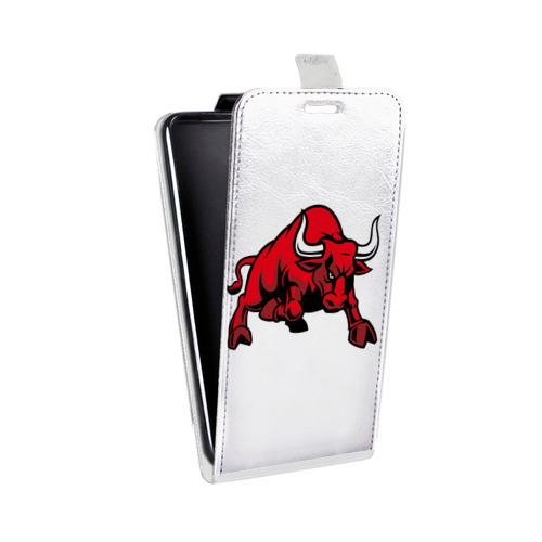 Дизайнерский вертикальный чехол-книжка для LG Optimus G2 mini Прозрачные быки