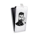 Дизайнерский вертикальный чехол-книжка для ASUS ZenFone 5 Lite Прозрачный брутальный мужчина
