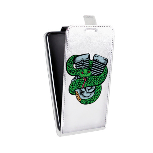 Дизайнерский вертикальный чехол-книжка для Huawei Honor 30S Прозрачные змеи