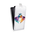 Дизайнерский вертикальный чехол-книжка для HTC Desire 530 Прозрачные змеи