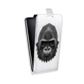 Дизайнерский вертикальный чехол-книжка для ASUS ZenFone 4 Pro Прозрачные обезьяны