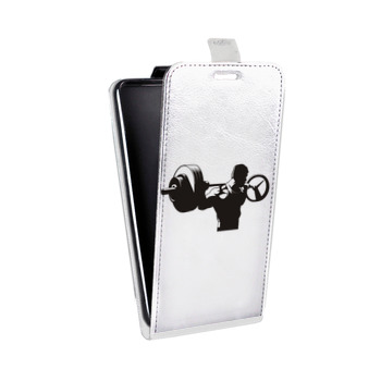 Дизайнерский вертикальный чехол-книжка для Sony Xperia E5 Прозрачные пауэрлифтинг (на заказ)
