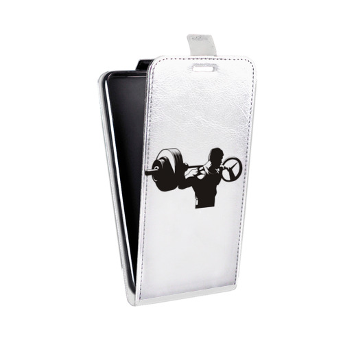 Дизайнерский вертикальный чехол-книжка для HTC One X10 Прозрачные пауэрлифтинг