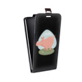 Дизайнерский вертикальный чехол-книжка для Asus ZenFone Live Прозрачные свинки