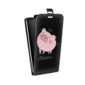 Дизайнерский вертикальный чехол-книжка для Huawei Honor 30 Прозрачные свинки