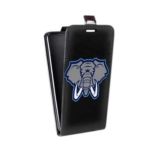 Дизайнерский вертикальный чехол-книжка для HTC Desire 530 Прозрачные слоны