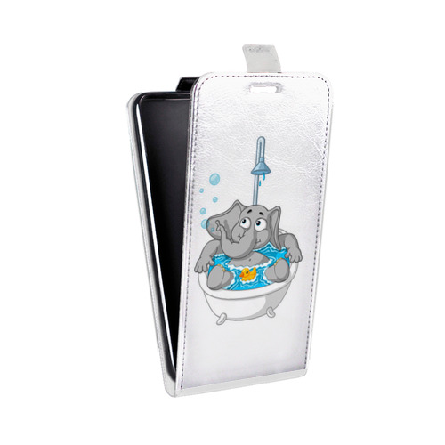 Дизайнерский вертикальный чехол-книжка для OnePlus 9 Pro Прозрачные слоны