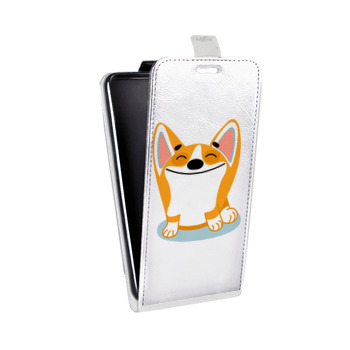 Дизайнерский вертикальный чехол-книжка для Sony Xperia M2 dual Прозрачные собаки (на заказ)