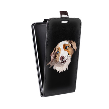 Дизайнерский вертикальный чехол-книжка для Xiaomi MI3 Прозрачные собаки (на заказ)