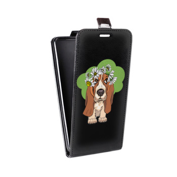 Дизайнерский вертикальный чехол-книжка для Samsung Galaxy Mega 6.3 Прозрачные собаки (на заказ)