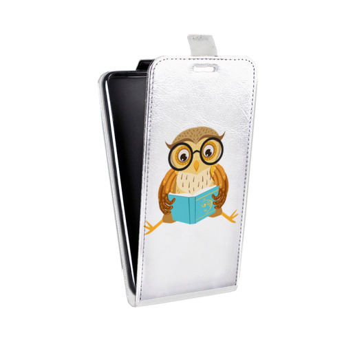 Дизайнерский вертикальный чехол-книжка для ASUS ZenFone 4 Pro Прозрачные совы