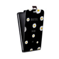 Дизайнерский вертикальный чехол-книжка для HTC Desire 530 Ромашковый мир