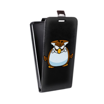 Дизайнерский вертикальный чехол-книжка для Samsung Galaxy J5 Прозрачные совы (на заказ)