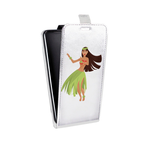 Дизайнерский вертикальный чехол-книжка для Nokia 2.2 Прозрачные танцоры 