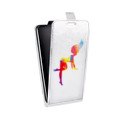 Дизайнерский вертикальный чехол-книжка для Meizu M2 Note Прозрачные танцоры 