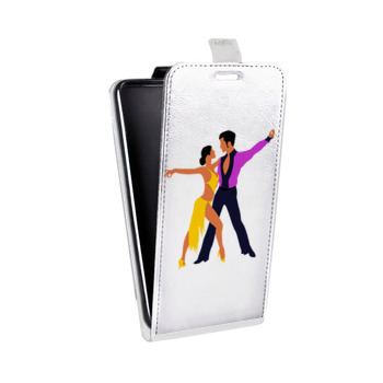 Дизайнерский вертикальный чехол-книжка для Lenovo A706 Прозрачные танцоры  (на заказ)