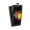 Дизайнерский вертикальный чехол-книжка для ASUS ZenFone 4 Pro Прозрачное SWAG