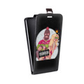 Дизайнерский вертикальный чехол-книжка для ASUS ZenFone 5 Lite Прозрачное SWAG