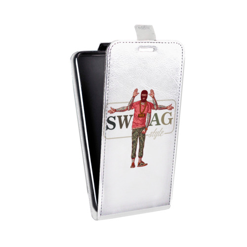 Дизайнерский вертикальный чехол-книжка для Samsung Galaxy Grand Прозрачное SWAG