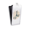 Дизайнерский вертикальный чехол-книжка для Sony Xperia XZ Прозрачное SWAG