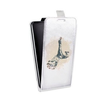 Дизайнерский вертикальный чехол-книжка для Samsung Galaxy J5 Прозрачное SWAG (на заказ)