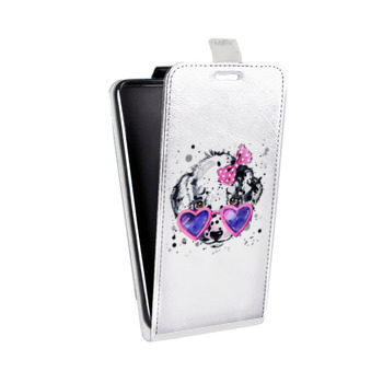 Дизайнерский вертикальный чехол-книжка для Samsung Galaxy S9 Plus Прозрачные щенки (на заказ)
