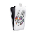 Дизайнерский вертикальный чехол-книжка для Realme C11 Прозрачные щенки