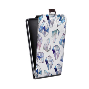 Дизайнерский вертикальный чехол-книжка для Samsung Galaxy S8 Plus Алмазный Глэм (на заказ)