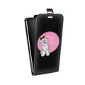 Дизайнерский вертикальный чехол-книжка для Iphone 11 Pro Прозрачные щенки