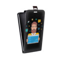 Дизайнерский вертикальный чехол-книжка для ASUS ZenFone 4 Selfie Прозрачное IT