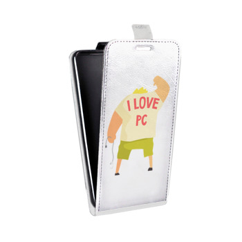 Дизайнерский вертикальный чехол-книжка для Samsung Galaxy S8 Plus Прозрачное IT (на заказ)