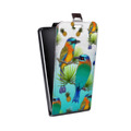 Дизайнерский вертикальный чехол-книжка для LG Optimus G2 mini Птицы и фрукты
