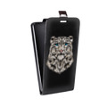Дизайнерский вертикальный чехол-книжка для Huawei Honor 30 Pro Прозрачные леопарды