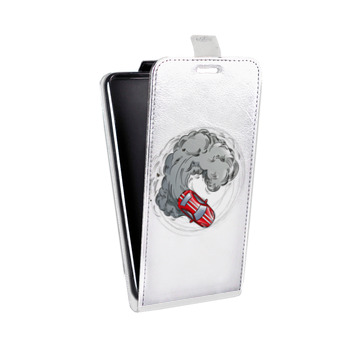 Дизайнерский вертикальный чехол-книжка для HTC One Mini Прозрачный дрифт (на заказ)