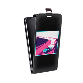 Дизайнерский вертикальный чехол-книжка для Sony Xperia E4g Прозрачный дрифт (на заказ)