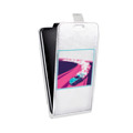 Дизайнерский вертикальный чехол-книжка для HTC Desire 530 Прозрачный дрифт