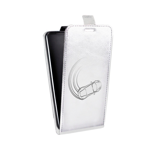 Дизайнерский вертикальный чехол-книжка для HTC 10 Прозрачный дрифт