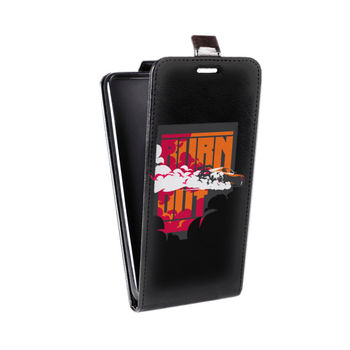 Дизайнерский вертикальный чехол-книжка для ASUS ZenFone 4 ZE554KL Прозрачный дрифт