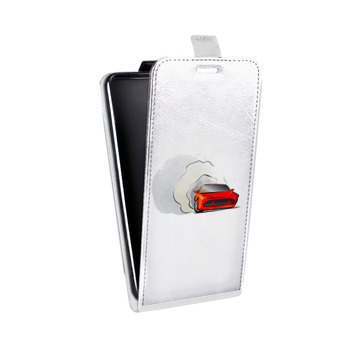 Дизайнерский вертикальный чехол-книжка для Nokia 1 Прозрачный дрифт (на заказ)