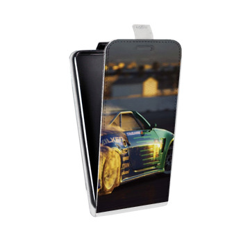 Дизайнерский вертикальный чехол-книжка для Sony Xperia E5 Дрифт (на заказ)