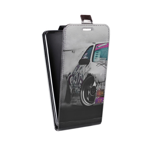 Дизайнерский вертикальный чехол-книжка для LG L80 Дрифт