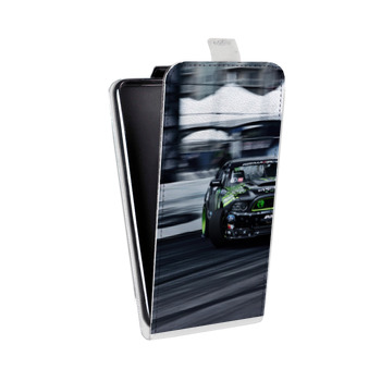 Дизайнерский вертикальный чехол-книжка для Samsung Galaxy Note 2 Дрифт (на заказ)