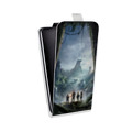 Дизайнерский вертикальный чехол-книжка для HTC Desire 601 Джуманджи :Зов джунглей