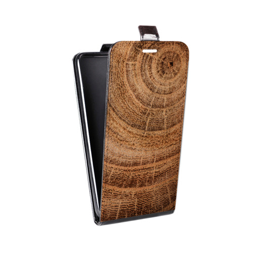 Дизайнерский вертикальный чехол-книжка для Nokia Lumia 1320 Дерево