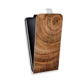 Дизайнерский вертикальный чехол-книжка для Huawei Honor 8C Дерево