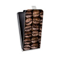Дизайнерский вертикальный чехол-книжка для Huawei Mate 10 кофе