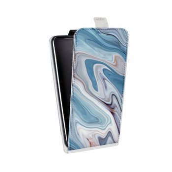 Дизайнерский вертикальный чехол-книжка для Samsung Galaxy S6 Edge Керамика (на заказ)
