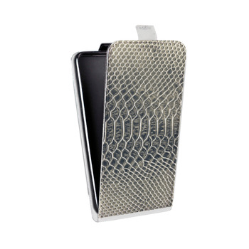 Дизайнерский вертикальный чехол-книжка для Huawei Y5 II Кожа змей (на заказ)